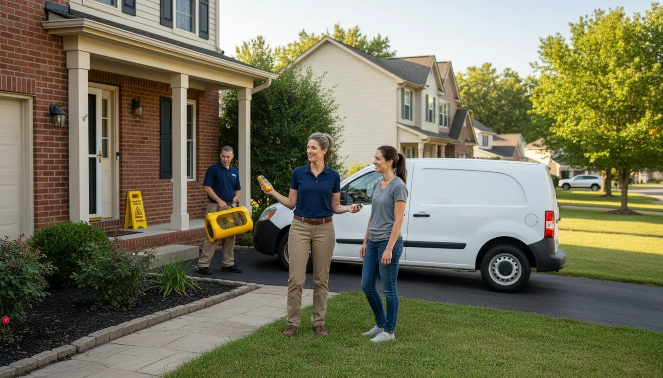 Residential water damage restoration in Coffee Creek, MT
